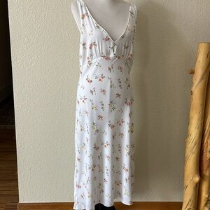 Abercrombie and Fitch Floral Sleeveless Midi Sun Dress Sz L